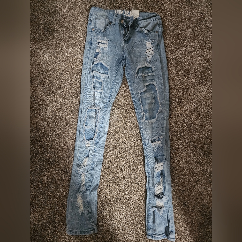 VIP Blue Skinny Jeans Modern Style